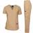 Dagacci Medical Uniform Set - Brown