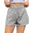 Shein EZwear Stripe Print Elastic Waist Wide Leg Shorts For Summer