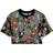 Shein Summer Vacation Women Floral Embroidery Fashion Women Top