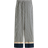 H&M Wide Pull On Trousers - Beige/Patterned