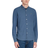 FARAH Brewer Slim Fit Organic Cotton Indigo Oxford Shirt - Blue
