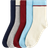 H&M Socks 5-pack - Light Blue/Dark Red/Navy Blue (1266530001)