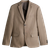H&M Slim Fit Linen Jacket - Dark Beige