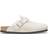 Birkenstock Boston Shearling Suede Leather - Antique White