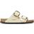 Birkenstock Arizona Big Buckle Natural Leather Patent - High Shine Ecru