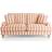 Dunelm Woven Stripe Bed Sofa 183cm 3 Seater