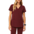 FIGS Casma Three-Pocket Scrub Top - Burgundy