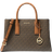 Michael Kors Ruthie Small Signature Logo Satchel - Brn/Acorn