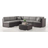 Furniturebox Orlando-Grey Modular Sofa