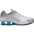 Nike Shox R4 M - Metallic Silver/White/Blue Lagoon