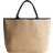 H&M Woven Beach Bag - Beige/Black
