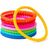 Shein 4pcs Random Color Swimming Pool Diving Toys, 5.9in Diameter PVC Soft Material Diving Rings