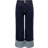 Only Madison High Waist Wide Leg Fit Jeans - Blue/Dark Blue Denim