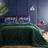 Dunelm Castleton Bedspread Green (235x235cm)