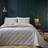Dunelm Castleton Bedspread Grey (235x235cm)