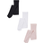 H&M Jente Rosa 3-pack strømpebukse 122/128 6-8Y