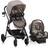 Evenflo Pivot Modular Travel System with LiteMax Infant Car Seat Desert Tan (Travel system)