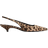 H&M Pointed Slingbacks - Beige/Leopard Print