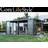 Dancover Bioklimatisk Pergola Pavillon San Pablo med Skydedøre - Sort 4x5.8m