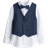 H&M Gutt Blå 3-delt dresset sett 9-10Y