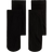 H&M Flicka Finstickad Strumpbyxa 2-Pack - Svart