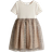 H&M Klänning Med Tyllkjol - Beige