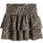 H&M Tiered Foldover Waist Skirt - Beige/Leopard Print (1278421006)