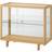 IKEA Stockholm Transparent/Natural Vitrinskåp 100x85.5cm
