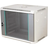 Q-LANTEC 19" Hanging Cabinet SW-9U-600-450-N-DSJ-OP-RP-BS