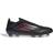 adidas F50 Elite Laceless FG - Core Black/Iron Metallic/Lucid Red