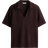 H&M Collared Knitted Top - Dark Brown
