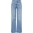 Only Madison High Waist Wide Leg Fit Jeans - Blue/Light Blue Denim