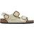 Birkenstock Milano Big Buckle Natural Leather Patent - Ecru