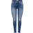 Only Blush Mid Rise Skinny Fit Jeans - Blue/Medium Blue Denim
