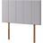 Silentnight Brescia Headboard - Velour Silver Headboard