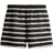 H&M Knitted Shorts - Black/Striped