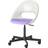IKEA Loberget/Malskar White/Black/Purple Kontorstol 90cm