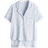 H&M Pajama Shirt And Shorts - Light Blue/Dusty Blue