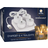 Koopman Rechargeable White LED-lys 4stk
