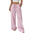 Shein TRNVIE Women's Solid Color Wide Leg Pants with Waist Tie and Pockets