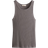 H&M Ribbed Silk Blend Vest Top - Dark Grey
