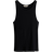 H&M Ribbed Silk Blend Vest Top - Black