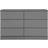 Birlea Oslo Grey Chest of Drawer 121.5x70cm