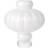 Louise Roe Balloon Opal White Vase 30cm