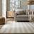 Dunelm Edited Life Striped Washable Rug Natural