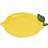 Hestia Set of 4 Lemon Plates - Bright Yellow Plate Sets 4pcs