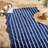 Habitat Skinny Stripe Beach Bath Towel Blue