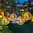 ExtraStar LED Solar Lights 4.5M x 10 G40 Bulbs and 3M Cable - Yellow - 1 Pack String Light