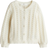 H&M Pointelle Knit Cardigan - White