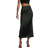 Shein Women's Elastic Satin Silk Texture Midi Skirt
